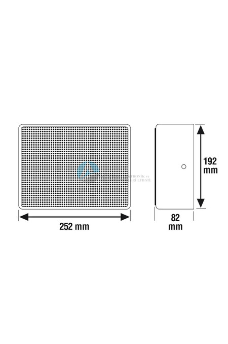 Honeywell 582420.10 6 W, 6.5 "MDF duvara monte hoparlör EN 54